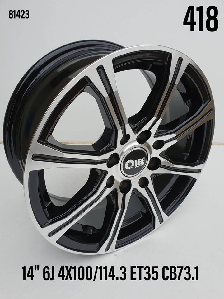 14 alufelne 4x100/4x114,3/6jota/et43/cb 73,1 za vw,seat,skodu,